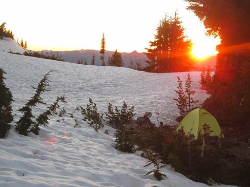 Mt. Adams: Adams Glacier (Grade III, Steep Snow, AI2)